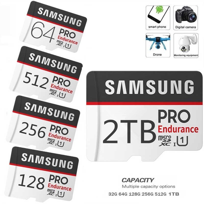 2TB high-speed storage card TF/SD card 1TB 512GB 256GB 32GB flash card ...