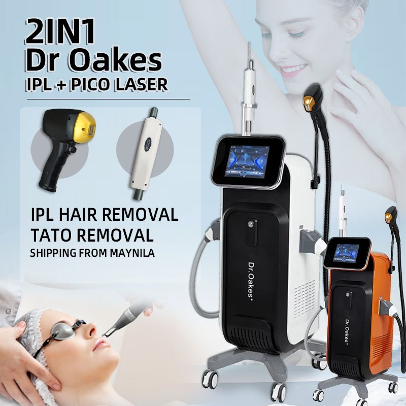 2 in 1 Pico Laser machine Tattoo Removal Diode Laser Hair Removal Deka