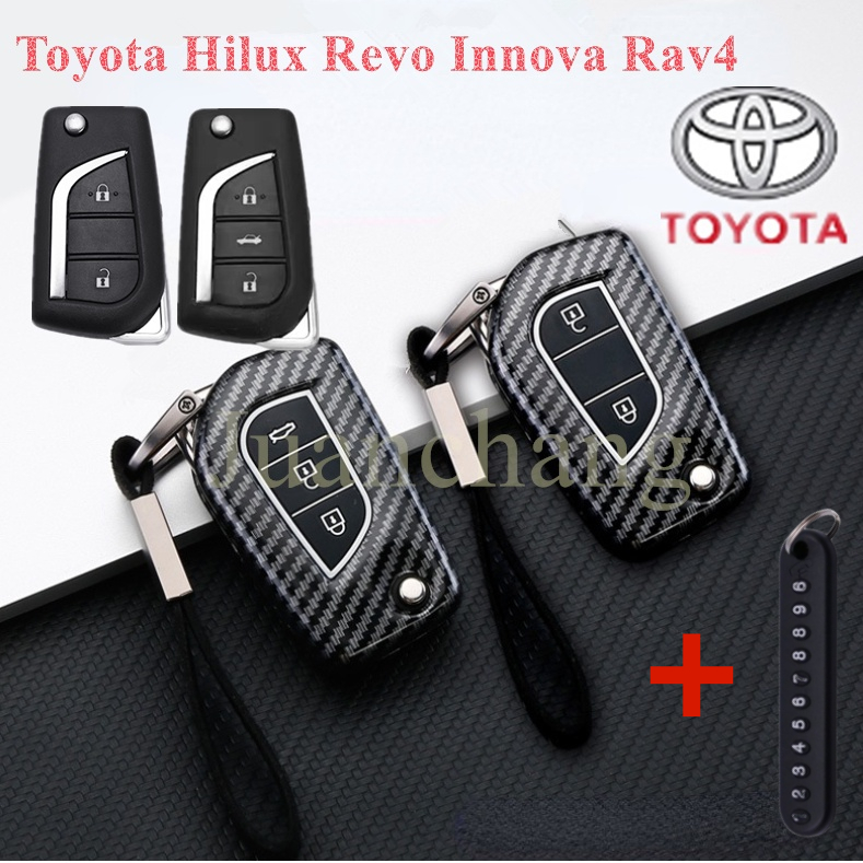 ABS Silicone Remote Car Key Holder Full Carbon Fiber ABS Cover Case for ...