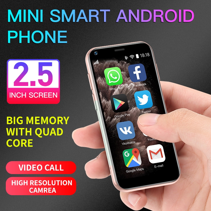 SOYES XS11 Mini Android Cell Phone 3D Glass Body Dual SIM Google Play ...