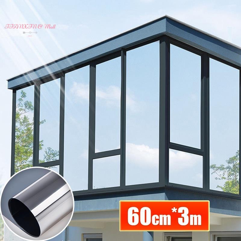 TX 3M*90cm/60cm/30cm Roll Window Film One Way Film Tinted Privacy ...