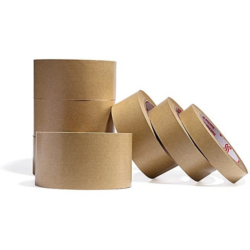 Kraft Paper Tape Brown paper Tape Kraft Matte WRITABLE Paper Tape Brown ...