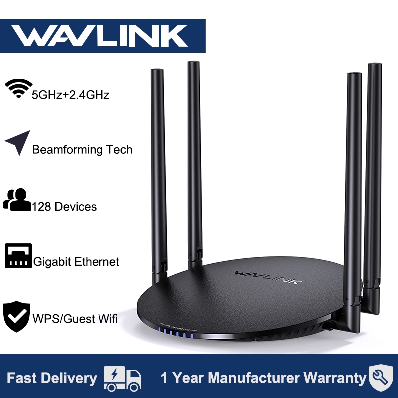 [Local Delivery] Wavlink AC1200 Wifi Router Dual Band Repeater Gigabit ...