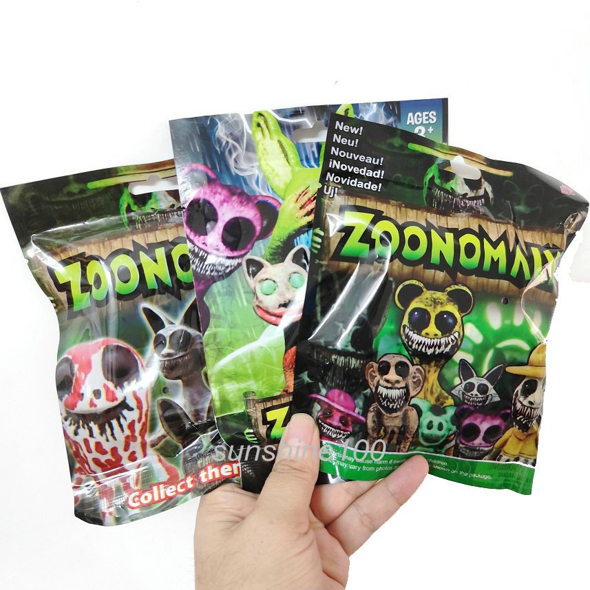1Pack Random Zoonomaly Figure Cards Toy Horror Game Model Doll Zoon