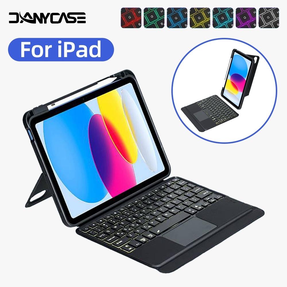 Keyboard Case for iPad Air 6th Gen 11'' M2 2024 Air4 Air5 10.9