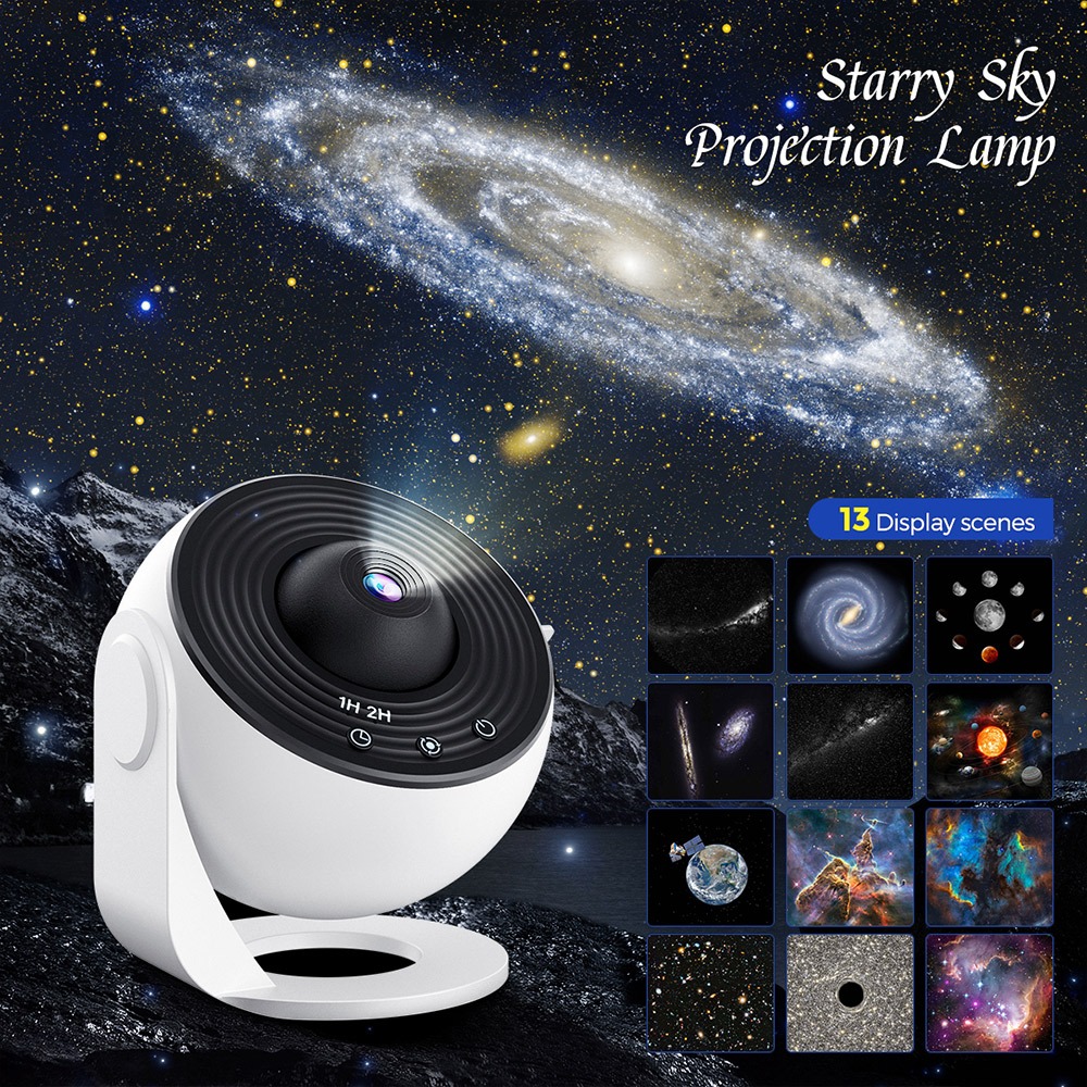 13DIS LED Star Sky Projector Galaxy Light Bedroom Night Light ...