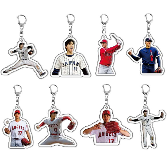 Shohei Otani Baseball Athlete Pitcher Acrylic Keychain Pendant | Shopee ...