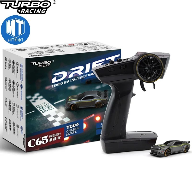 Turbo Racing 1:76 C65 Drift RC Car With Gyro Radio Full Proportional ...