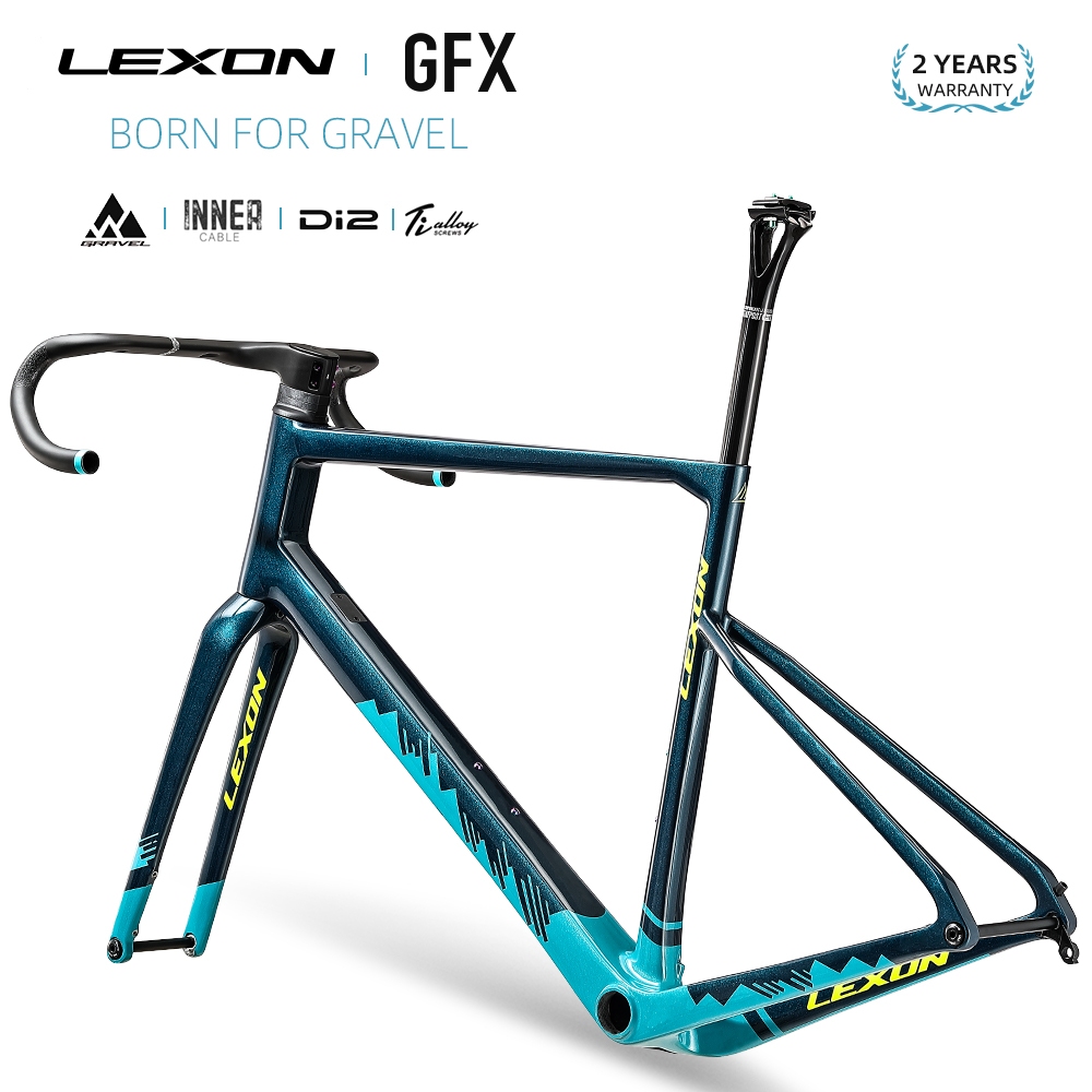 2023 Lexon GFX Carbon Gravel BikeFrame Disk Brake Gravel Frame Carbon