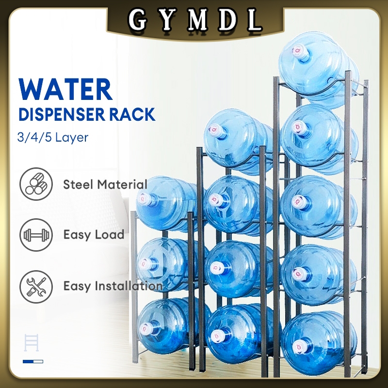High Quality Carbon Steel 3/4/5 Layer Water Dispenser Rack Stand Gallon ...