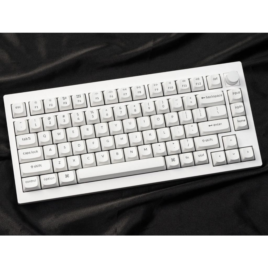 Keychron V1 QMK Wired Custom Mechanical Keyboard Program Knob QMK & VIA ...