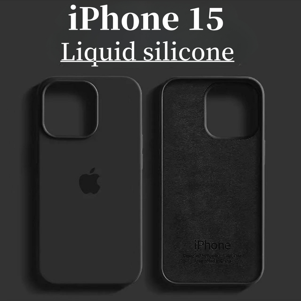 Luxury Liquid Soft Silicone iPhone X XR XS MAX 7 8 6s Plus Case for ...