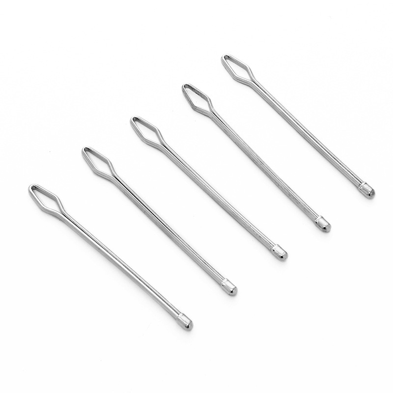 2PCS Stainless Steel Elastic Cord Rope Threader Clip Handmade Waist ...