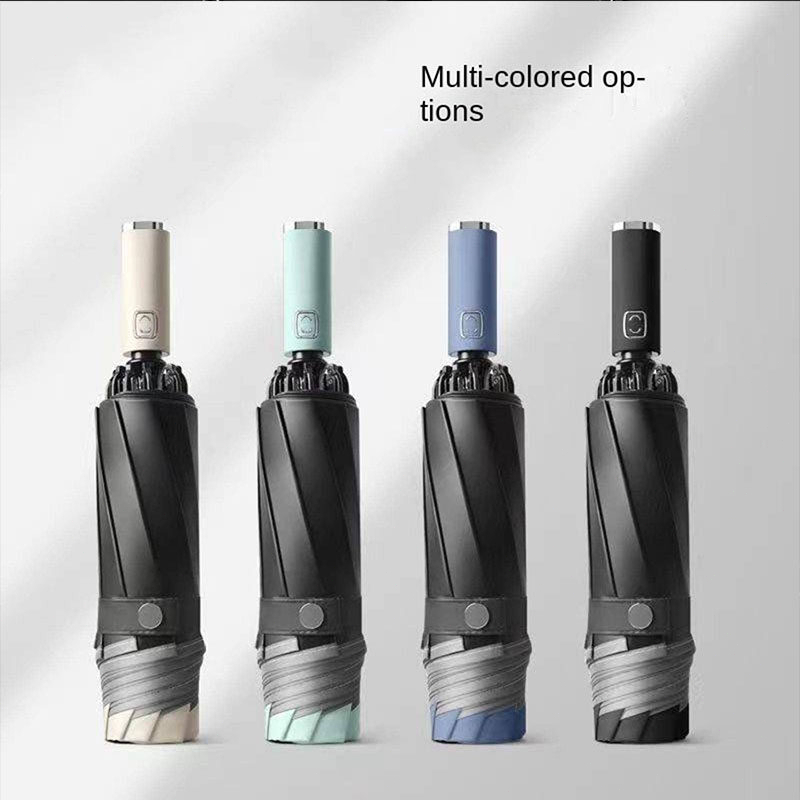 【Reverse fold】Umbrella automatic folding 12 Ribs Storm-resistant Large ...