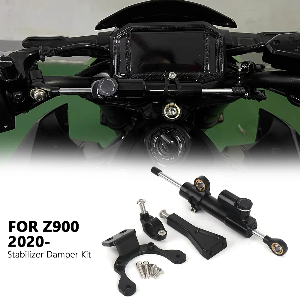 New Motorcycle Steering Stabilizer Damper and Bracket Kit Mount Support
