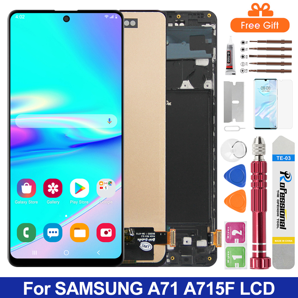 Screen Replacement Screen Size A71 100% Test For Samsung Galaxy