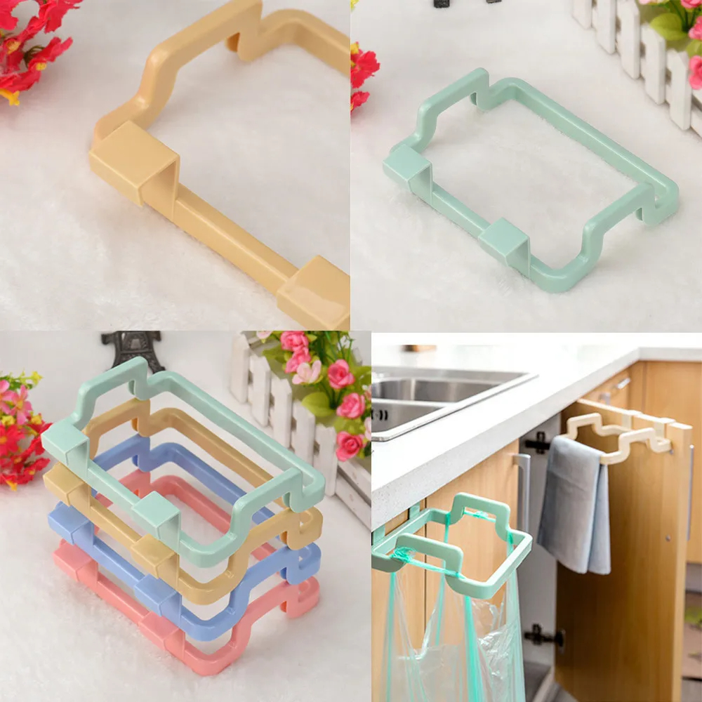 1 Pcs Hanging Trash Bag Rack Garbage Bag Rack Rubbish Bag Storage Rack ...