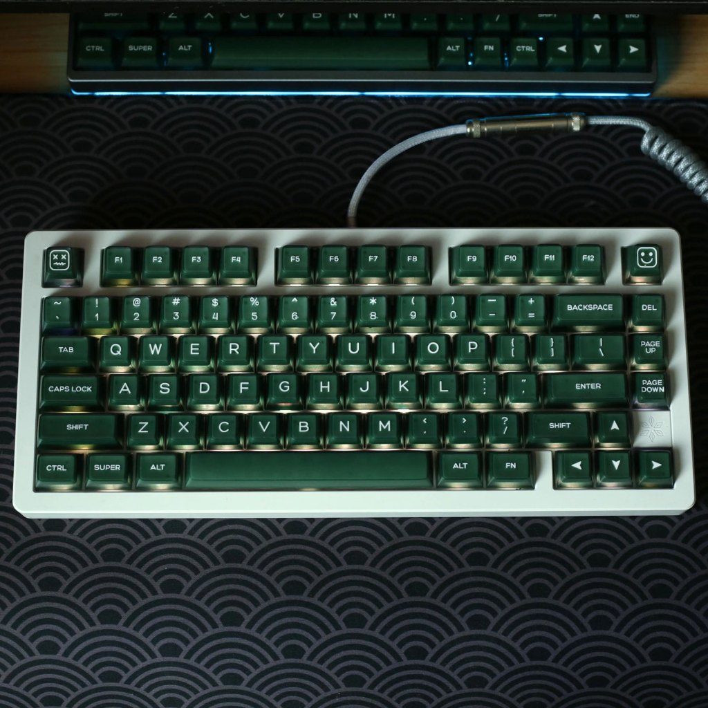 【In stock】 Emeralds theme keycaps semi-translucent 142 key mechanical ...