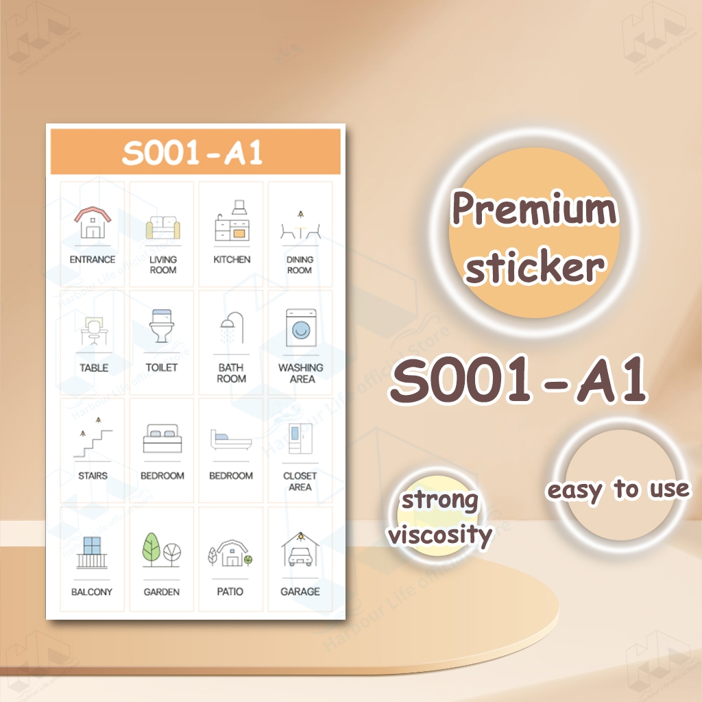 Power Switch Label Stickers Anti-scratch Waterproof Easy Peel Word for ...
