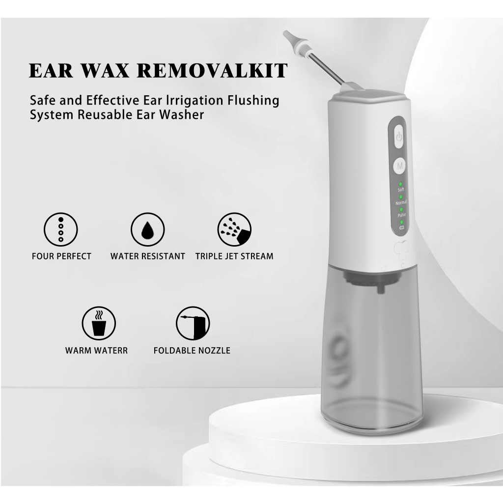 White Ear Washer, Electric, Visual, Intelligent, Safe, Portable, Gentle ...
