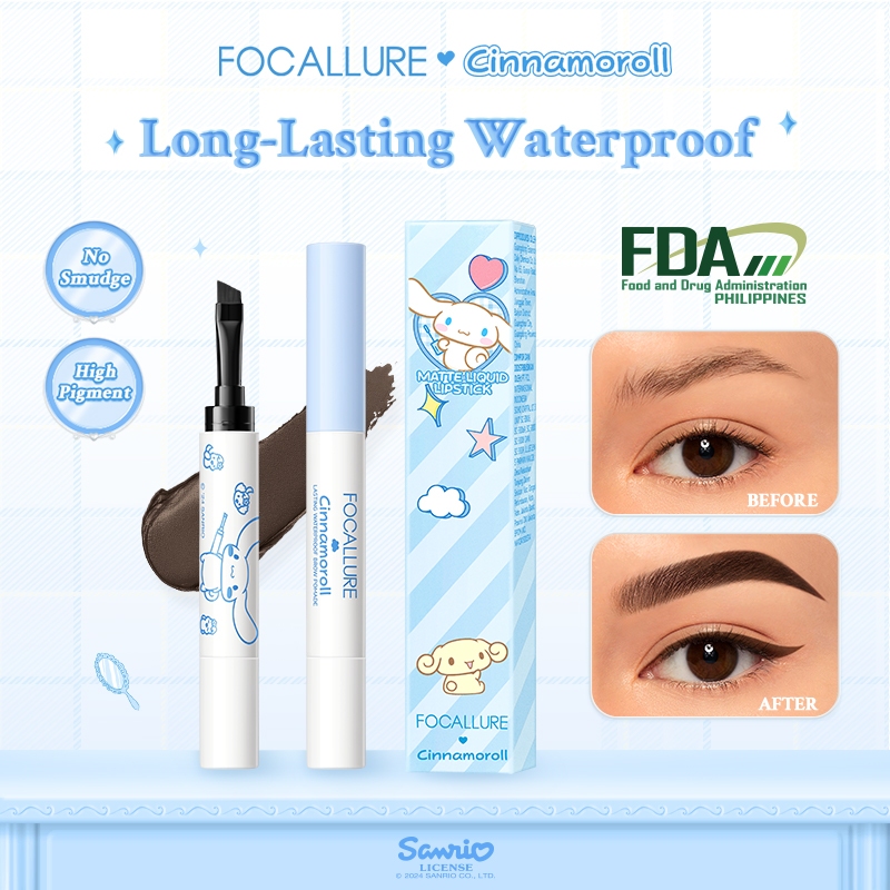 Focallure X Sanrio Dressupslay Pro Stay No Smudge D Eyebrow Pomade Smooth Waterproof Multi Use