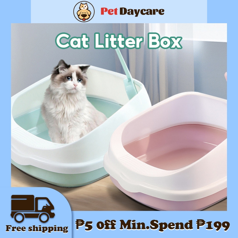 Cat Litter Box With Scoop LowBase HighBase Cat Toilet Deodorization ...