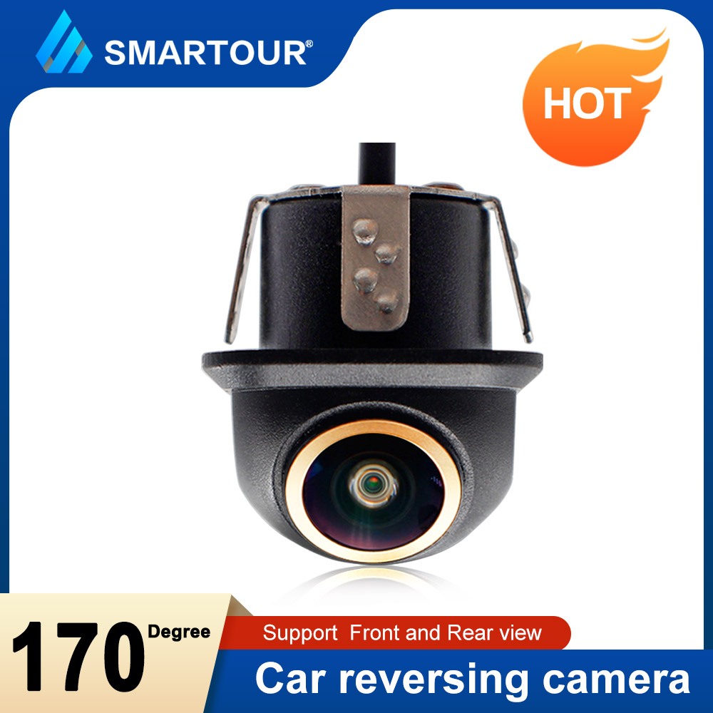 Smartour HD 1296x1080P Fisheye Lens Night Vision Car Reverse Backup ...