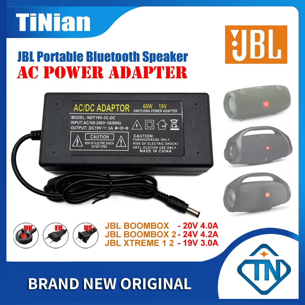 19V 3A 20V 4A 24V 4.2A AC/DC Adapter Charger for JBL Boombox 2 Xtreme 1 ...