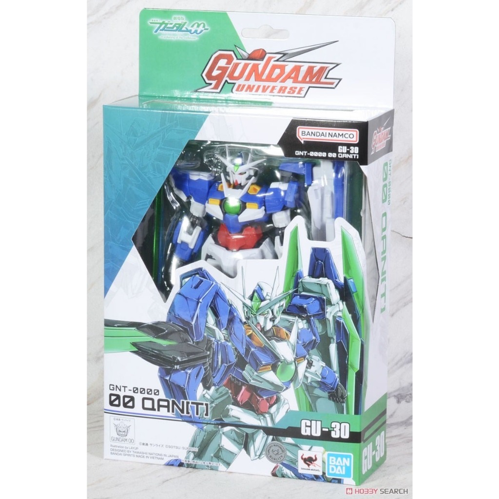 Bandai Gundam Universe GU-30 GNT-0000 00 QAN[T] Complete Model | Shopee ...