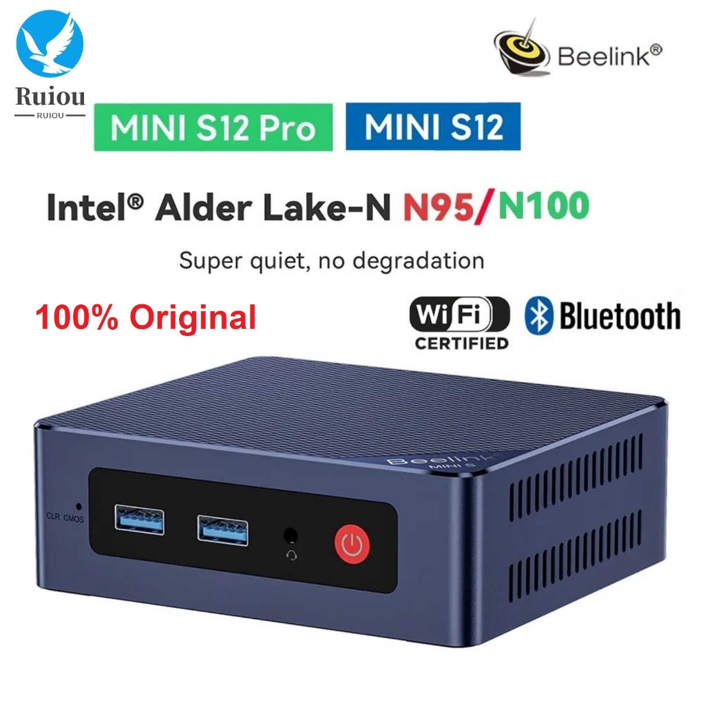 Beelink Mini S12 Pro Mini Pc 12th Intel Alder Lake N100 N95 Mini Pc