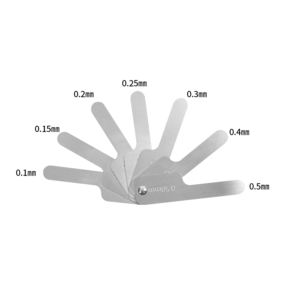 7 size Dental Interproximal Reduction Gauge Ruler Tooth Gap Measure ...