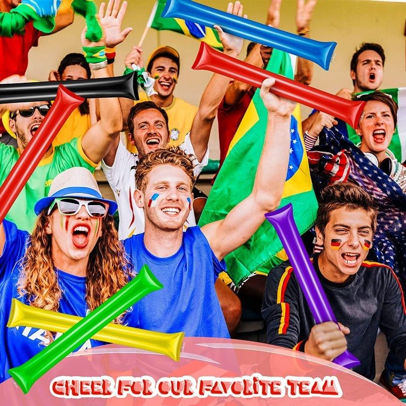 100pcs Customized Colorful Reuseable Cheerleading Cheering Sticks ...