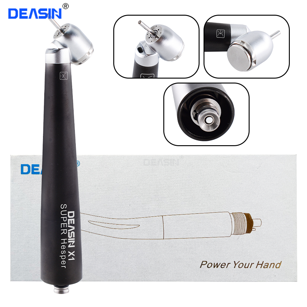 Dental 45 Degree Standard head High Speed Handpiece Fiber Optic LED