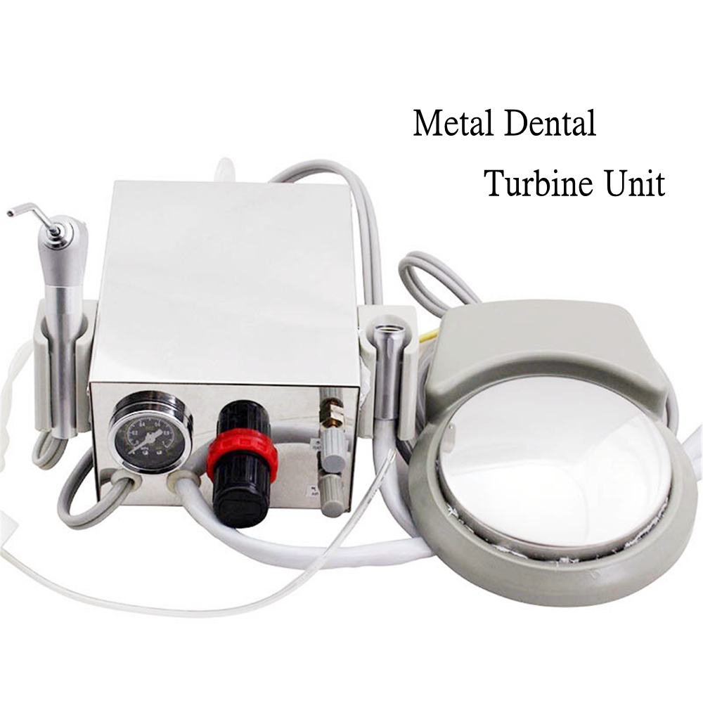 Dental Air Portable Turbine Unit Work With Air Compressor 3 Way Syringe ...