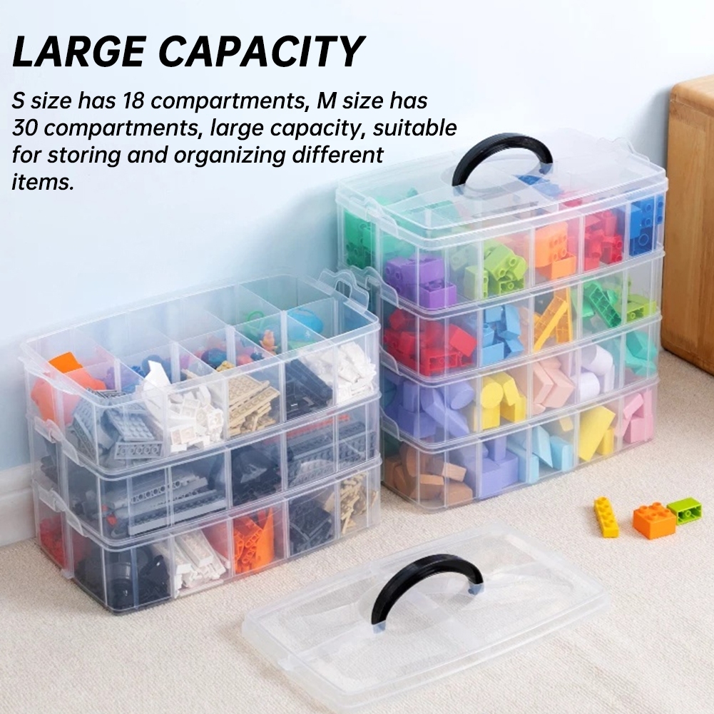 Removable Storage Box Plastic Organizer Transparent | Shopee Philippines