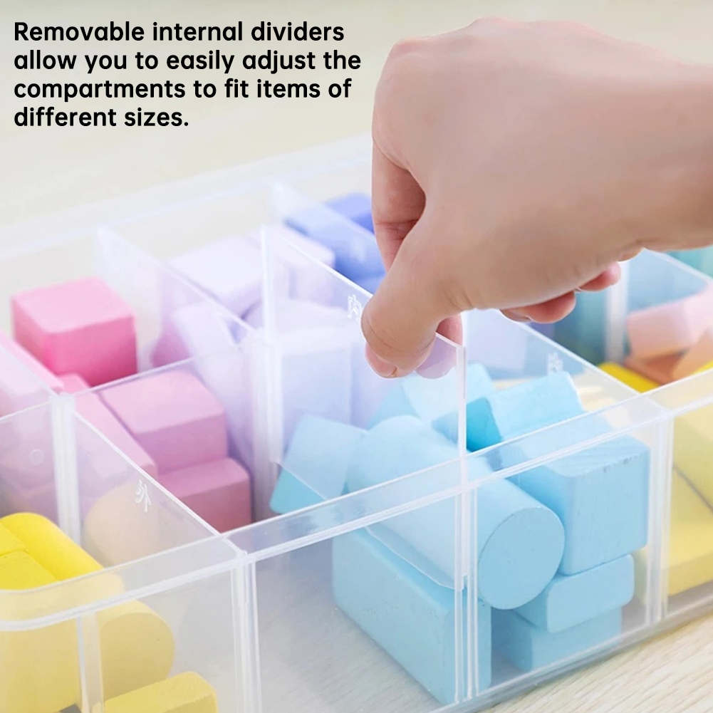 Removable Storage Box Plastic Organizer Transparent | Shopee Philippines
