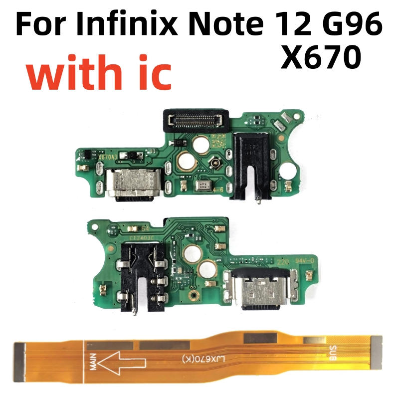 USB Charging charger port board For Infinix Note 12 G96 X670 Mainboard ...