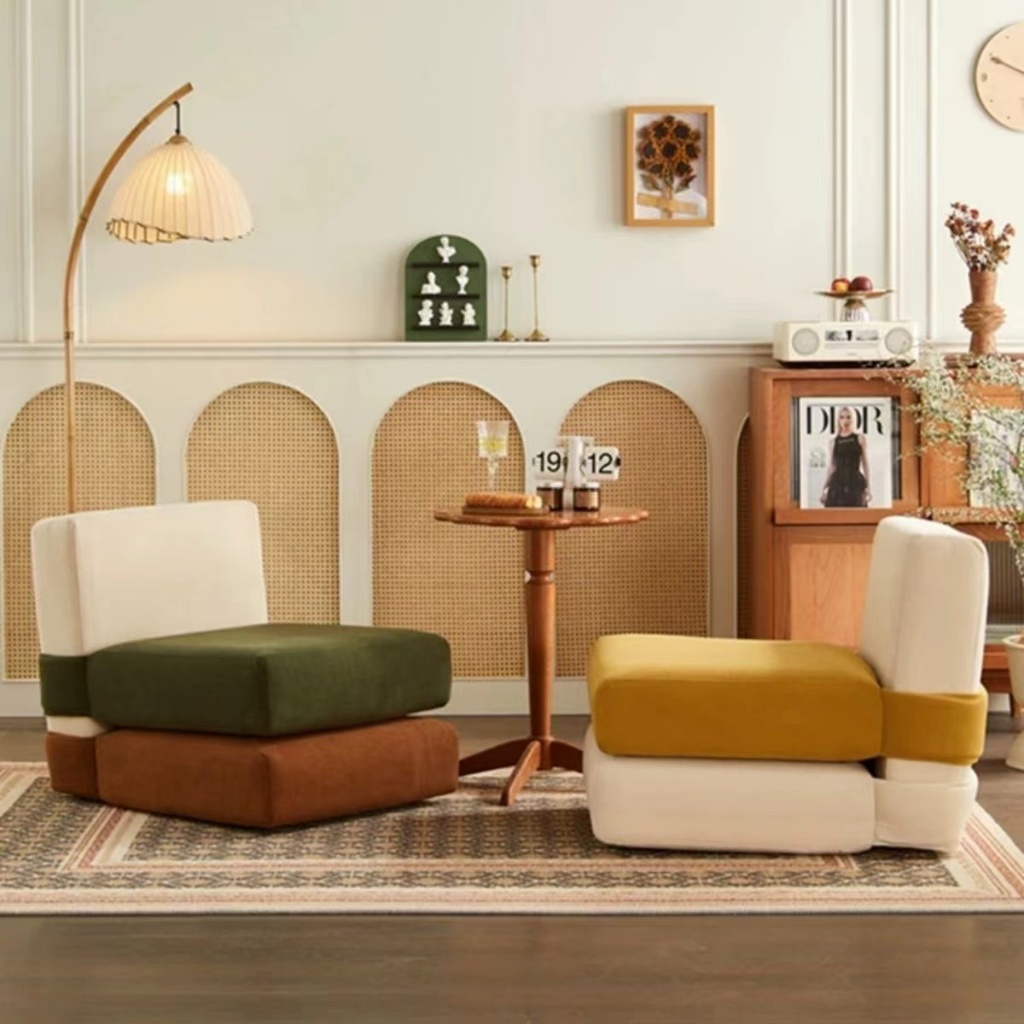 Tofu Module Sofa Detachable Reclining Small Apartment Bedroom ...
