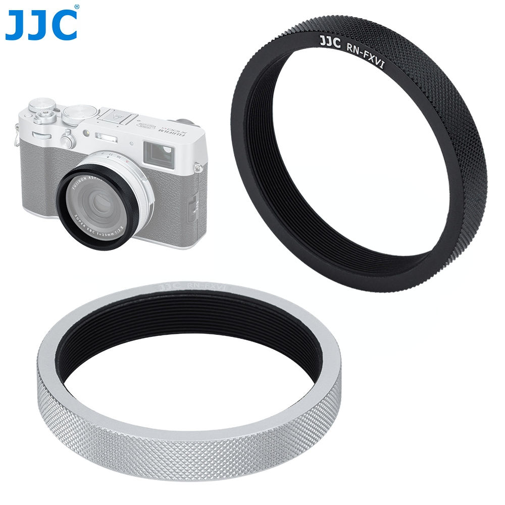 JJC Lens Filter Adapter Protection Ring for Fuji Fujifilm X100VI X100V  X100T X100F X100S X100 X70 Camera Accessories AR-100 to Mount UV ND CPL