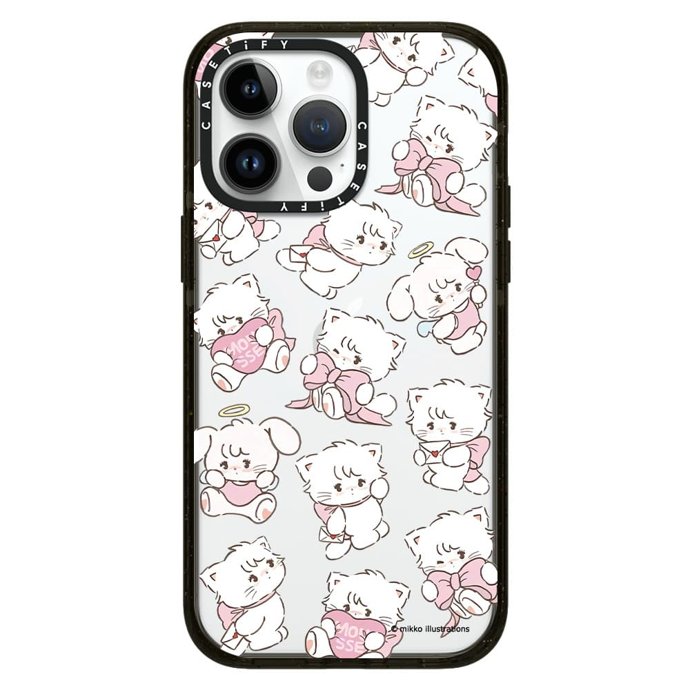 casetify iPhone13ケース mikko CASETIFY Cute MiKKO Cat Bear phone cases for iphone 16 Pro Max 15
