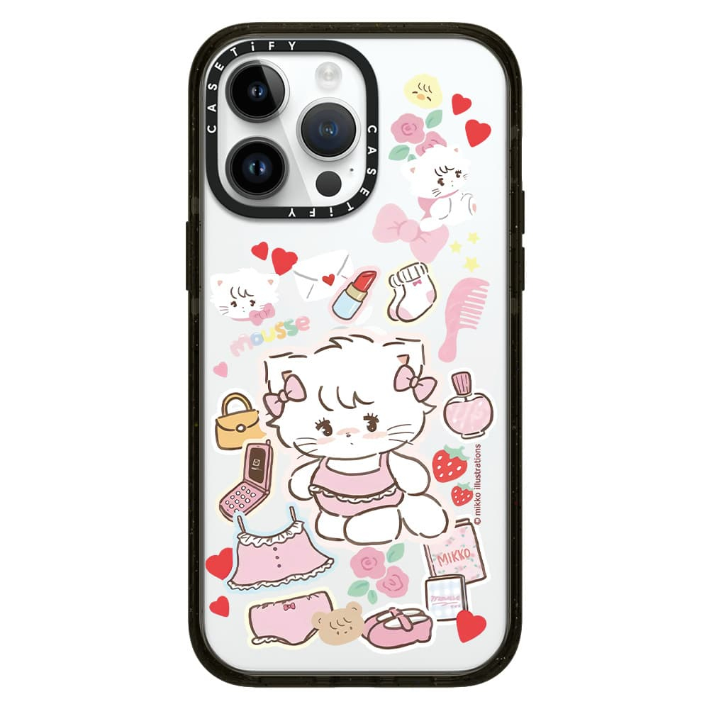 CASETIFY Cute MiKKO Cat Bear phone cases for iphone 16 Pro Max 15