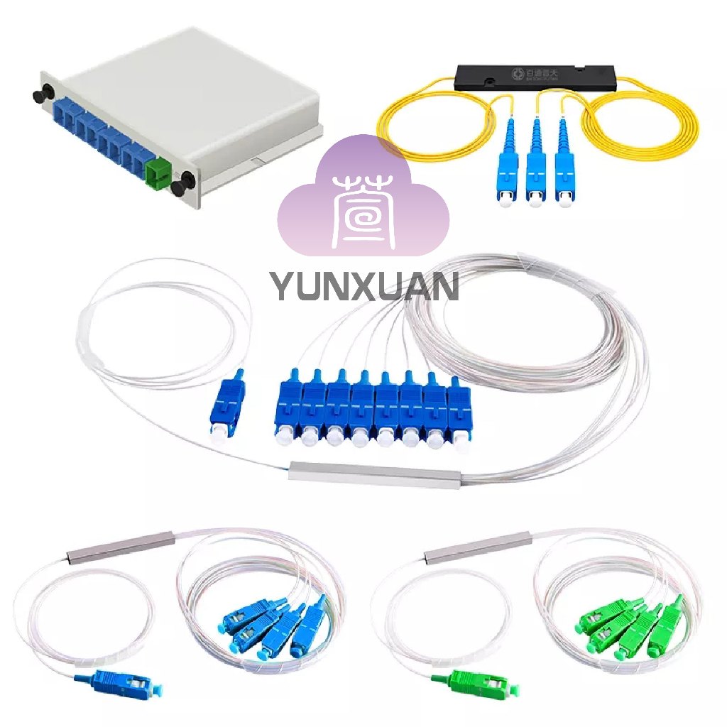 PLC FBT Splitter 1*8 / 4 / 2 SC UPC APC Cassette Box Splitter | Shopee ...