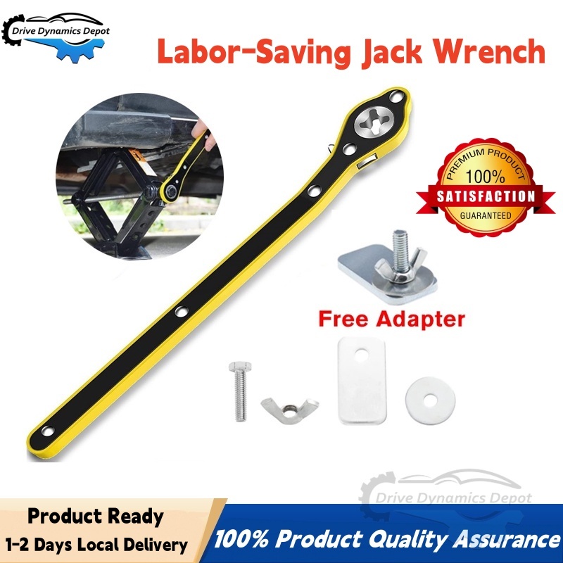 Vehicle-mounted hand jack ratchet wrench Rocker tyre unloading tool ...