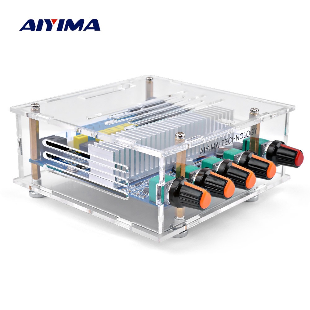 Amplificatore Stereo 2.1 AIYIMA A03 – Bluetooth 5.0, 50Wx2 + 100W Sub, Alimentatore 24V Incluso