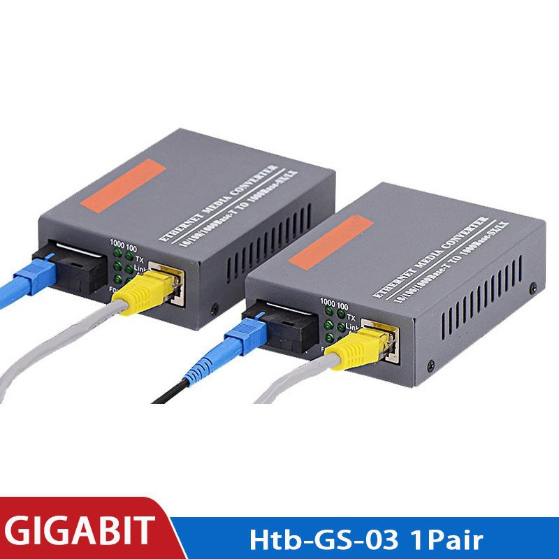 1000Mbps HTB-GS-03 A/B Gigabit Fiber Optical Media Converter | Shopee ...