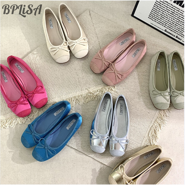 Fashion Soft Bottom Ballet Pumps Summer 2024 Spring Flat Four Gommino ...