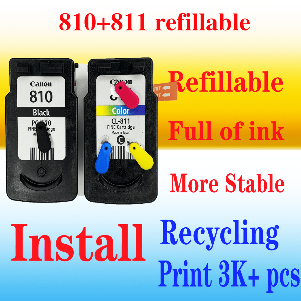 PG 810 CL 811 Ink Cartridge For Canon PG810 CL811 pg810 PIXMA iP2770 ...