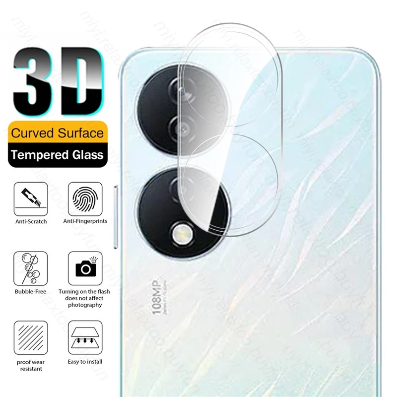 Clear Lens Cover For Honor X7b 2024 Case 3D Curved Camera Protectors ...