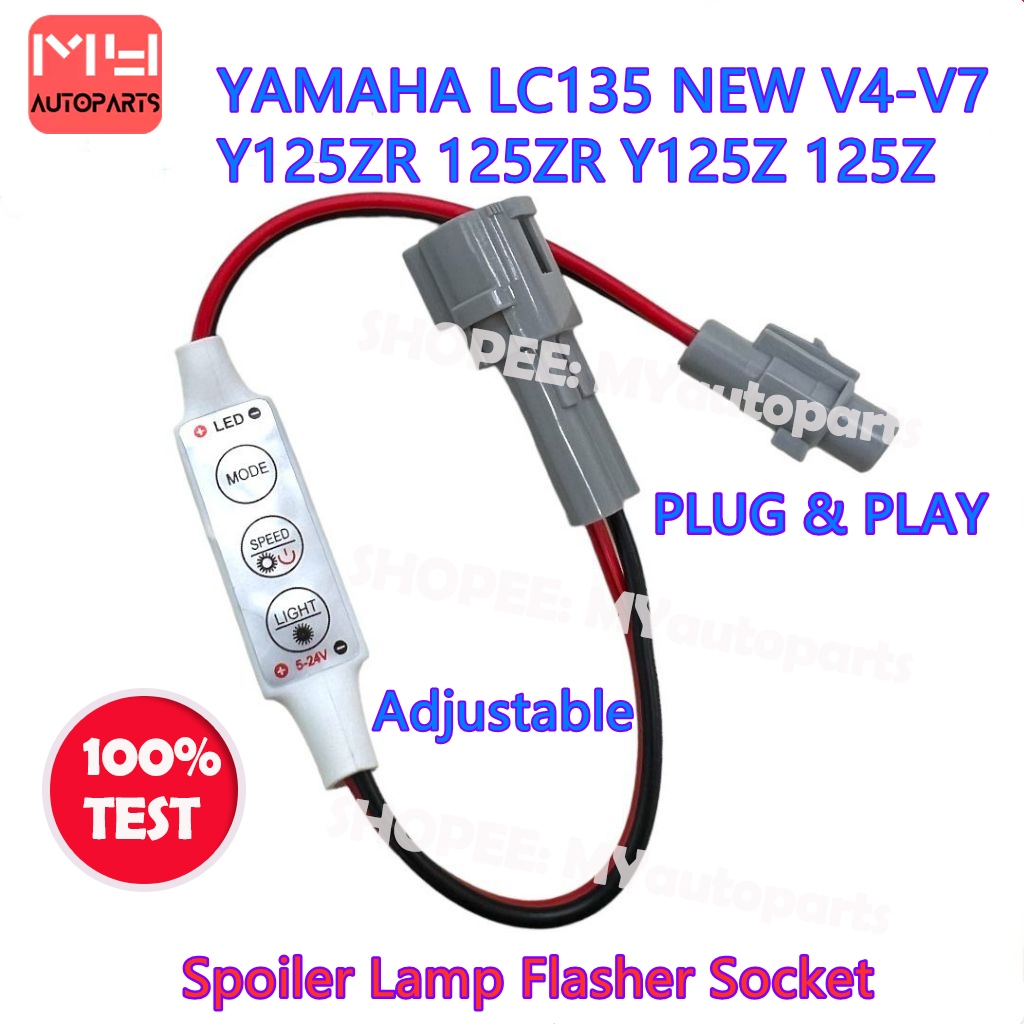 PNP Y125ZR 125ZR Y125Z 125Z LC135 NEW V4 V5 V6 V7 Spoiler L Bar Lamp ...
