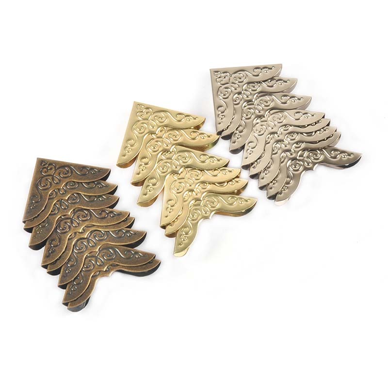20pcs 30x30x4.5mm Bronze/Silver Book Corner Protectors For Scrapbook ...